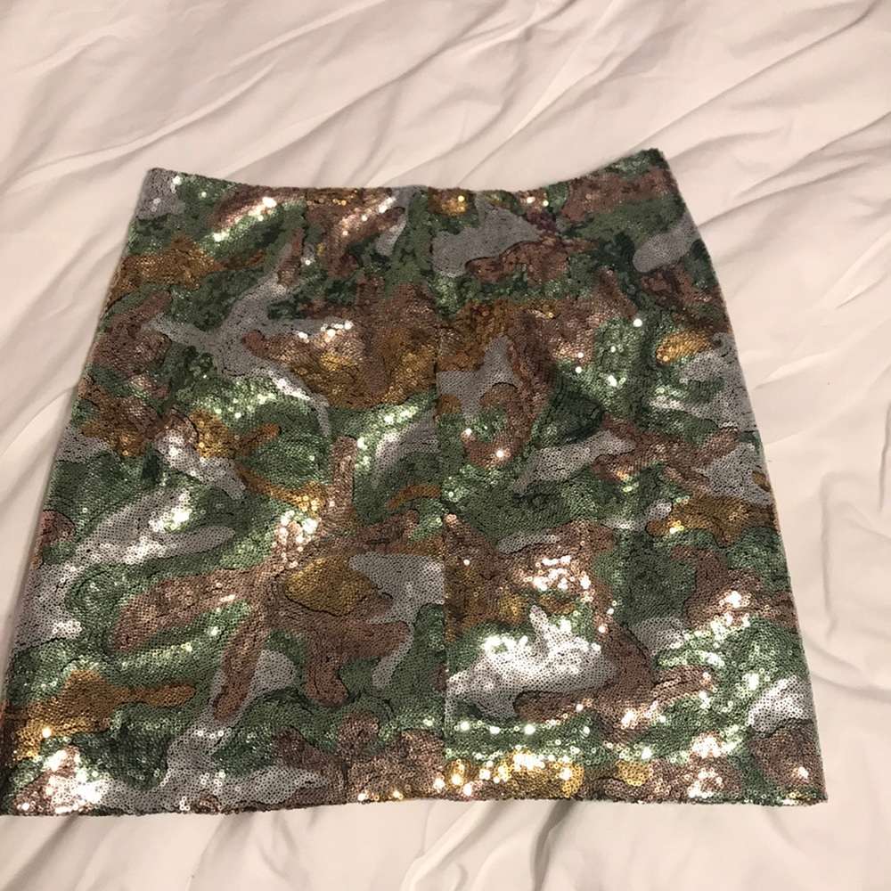 Sequin Camo LF skirt